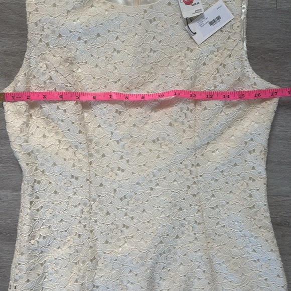 Ivory Milly NWT mini sheath dress lace Sz 8 NWT org $450 - Picture 6 of 11